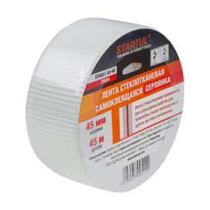 Лента стеклотканевая (серпянка) 45ммх45м самокл. STARTUL PROFI (ST9051-45-45)