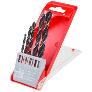 Набор сверл по дер. 5 шт (4-5-6-8-10 мм) WORTEX