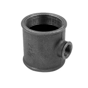 Тройник ред. 1 1/4" х 1/2" чугун черн., AV Engineering