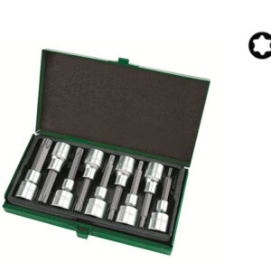 Набор бит TORX 1/2" 9пр. T20-T60 TOPTUL