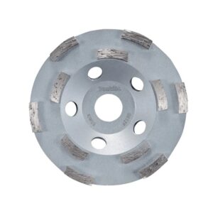 Алмазная чашка 125х22,23 мм для грубой обработки двурядная"Эконом" MAKITA