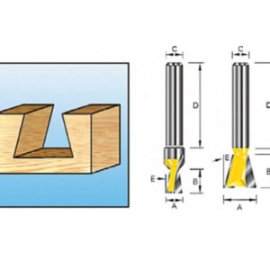 Фреза лас/хв25,4х22,2х12х38х2Т MAKITA