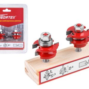 Набор фрез комбинированных рамочных 41х25 мм WORTEX