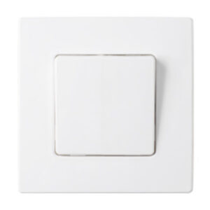 Выключатель 1 клав. проходной (скрытый, 10А) белый, Мастер, BYLECTRICA