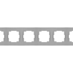 Рамка 6-ая горизонтальная серая, RITA, MUTLUSAN