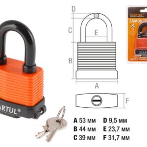 Замок навесной 50мм STARTUL PROFI (ST9087-50)
