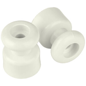 Изолятор для ретро провода (10штуп) бежевый BYLECTRICA