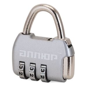 Замок навесной  ВС1К-35/4 (HA806) CP серебро кодовый d=4мм АЛЛЮР