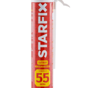 Пена монтажная бытовая всесезонная STARFIX Foam 55 (750мл)