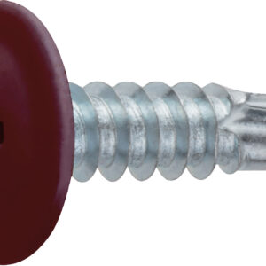 Саморез 4.2х16 мм с прессшайбой, цинк, со сверлом, RAL 3011 (50 шт в зип-локе) STARFIX