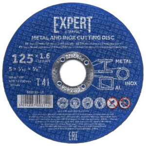 Круг отрезной 125х1.6x22.2 мм для металла и нерж. стали EXPERT STARTUL