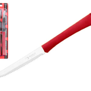 Набор ножей столовых, 3шт., серия INOVA D+, красные, DI SOLLE