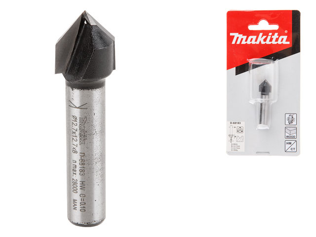 Фреза д/V-обр.паз 12,7х8мм MAKITA