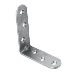 Кронштейн мебельный 60х60 мм, белый цинк (4 шт в зип-локе) STARFIX