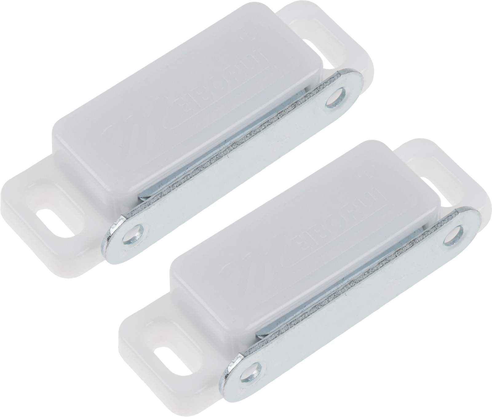 Защелка магнитная 74мм белая (2 шт в пакете) STARFIX