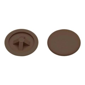 Заглушка для самореза PH2, декоративная коричневая (50 шт в зип-локе) STARFIX