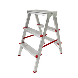 Лестница-стремянка алюм. двухсторонняя 70 см 3 ступ. 2,5кг PRO STARTUL (ST9941-03)
