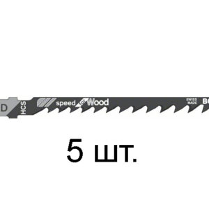 Пилка лобз. по дереву T244D (5 шт.) BOSCH