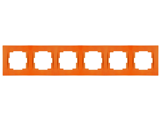 Рамка 6-ая горизонтальная оранжевая, RITA, MUTLUSAN