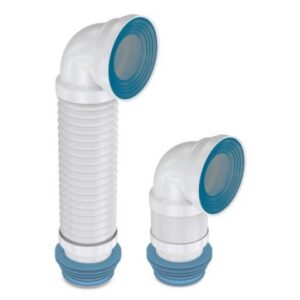 Гофра для унитаза, армированная, под углом 90, AV Engineering