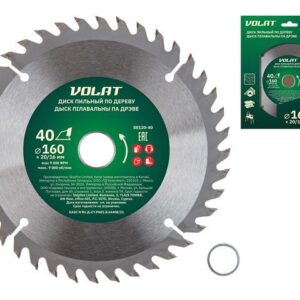 Диск пильный 160х20/16 мм 40 зуб. по дереву ВОЛАТ