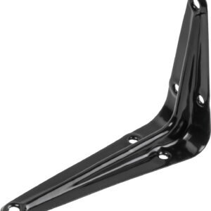 Кронштейн с ребром жесткости 100х125 мм черный STARFIX