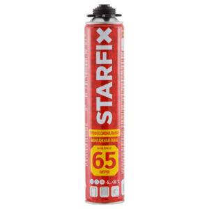 Пена монтажная профессиональная всесезонная STARFIX Foam Pro 65 (850мл)
