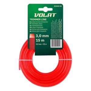 Леска ф 3.0 мм х 15 м квадратн. сеч. ВОЛАТ