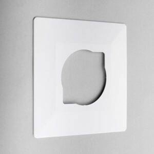 Рамка 1-местная декоративная белая BYLECTRICA