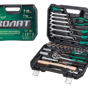 Набор слесарного инстр-та в чем. 56пр. ВОЛАТ
