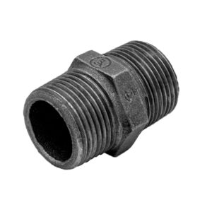 Ниппель 1" нар.-нар. чугун черн., AV Engineering