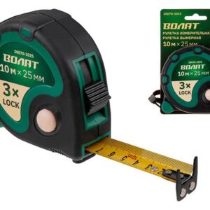 Рулетка 10м/25мм обрезин. корп. ВОЛАТ