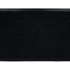 Коврик придверный влаговпитывающий, ребристый, "Trip", 40х60 см, черный, VORTEX