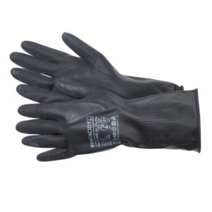 Перчатки КЩС тип 1 р-р 8(M) К80 Щ40, нефть, индивид. уп.