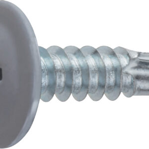 Саморез 4.2х16 мм с прессшайбой, цинк, со сверлом, RAL 7004 (50 шт в зип-локе) STARFIX