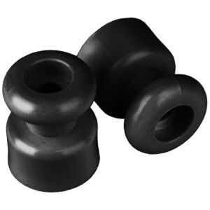 Изолятор для ретро провода (10штуп) черный BYLECTRICA