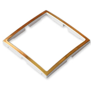 Вставка в рамку 1-местная золотая, Уют, упак=3 шт.,  Bylectrica