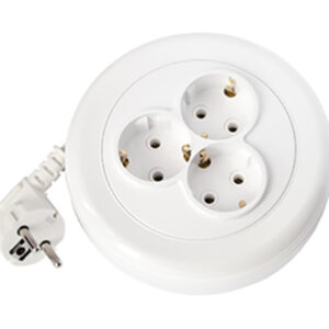 Удлинитель на катушке 2,5м (3 роз., 2.5кВт, с/з, ПВС 3х1) Bylectrica