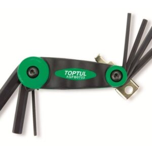 Набор ключей шестигр. 2,5-10мм 7шт длинн. TOPTUL