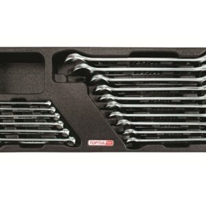 Набор-сет ключей комбинир. 6-24мм 16шт. 434х176мм TOPTUL