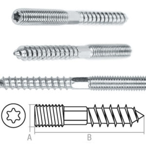 Шуруп-шпилька М8х60 мм STARFIX