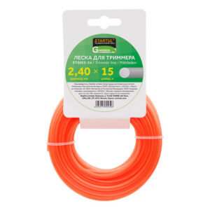 Леска ф 2.4 мм х 15 м кругл. сеч. STARTUL GARDEN