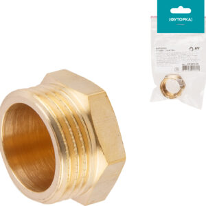 Футорка 1" нар. х 3/4" вн., AV Engineering (инд.упак.)