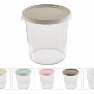 Контейнер пласт. круглый 1 л., с крышкой, Foody, POBEDA