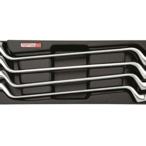 Набор-сет ключей накидн.75° 21-32мм 4шт. 136х364мм TOPTUL