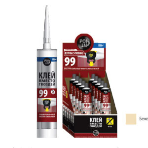 Клей монтажный POINT "Клей вместо гвоздей 99", 280мл