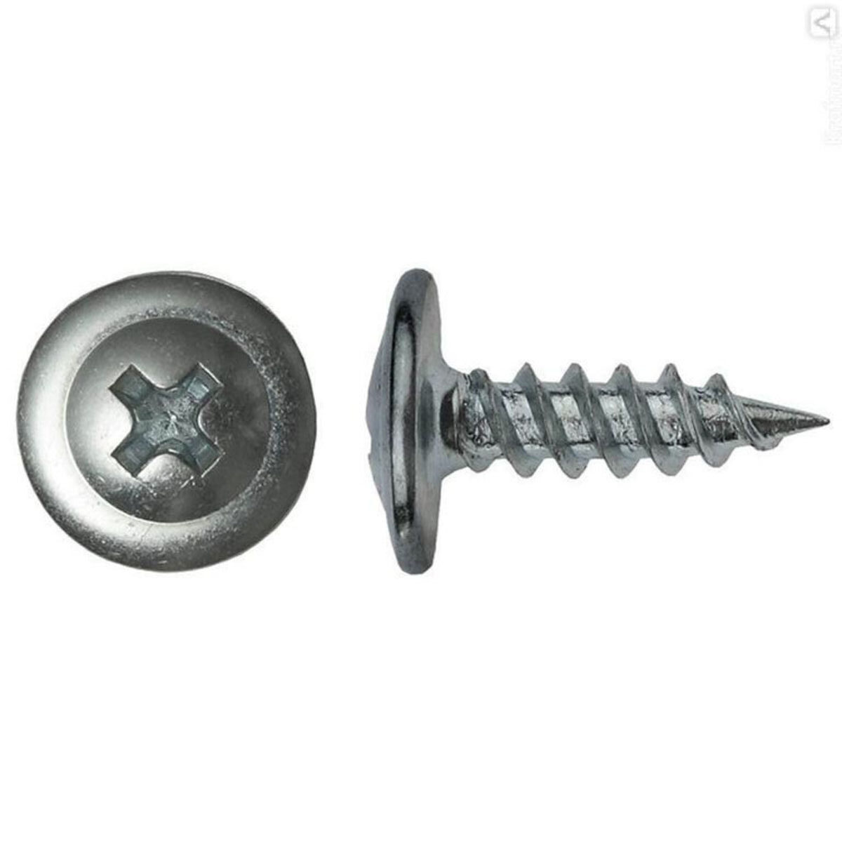 Саморез 4.2х32 мм с прессшайбой, цинк, острый (5 кг) STARFIX