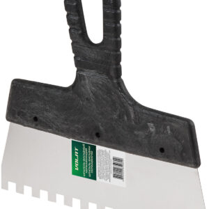 Шпатель фасад. зубчат. нерж.  350мм зуб 6х6 ВОЛАТ