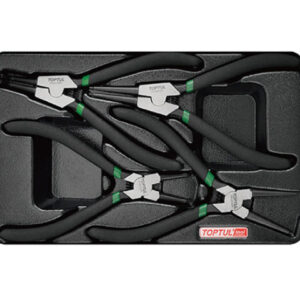 Набор-сет съемники стопорных колец 4предм. TOPTUL