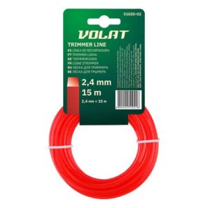Леска ф 2.4 мм х 15 м квадратн. сеч. ВОЛАТ